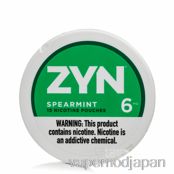 Vape Mod Zyn ニコチン パウチ - スペアミント 6mg